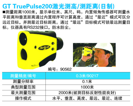 激光测高 测距离(日制)