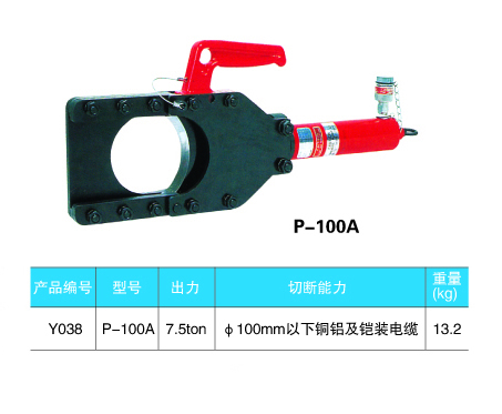 p89-p90 P-100A分体式软材质液压切刀(日本)