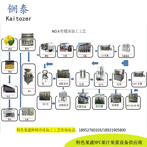 04柠檬香水柠檬鲜榨冷冻果汁核心设备